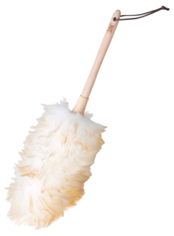 Sini støvkost av lammeull, 48 cm