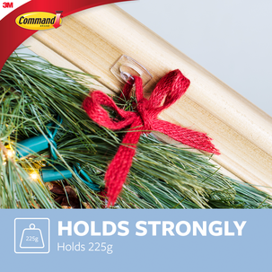 Command självhäftande minikrokar transparenta, 6-pack