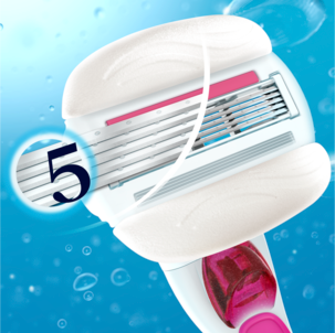 Gillette Venus & Olay Sugarberry barberblader, 3-pack 