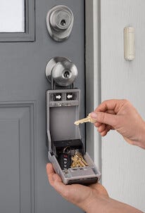 Masterlock nøkkelskap med kodelås og bøyle