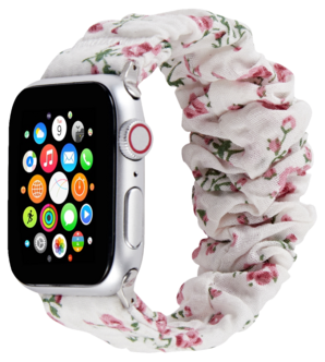 Anmiki Satin scrunchie Apple Watch armband, 42, 44, 45, 46, 49 mm