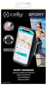 Celly ARMBSPORTBK mobilhållare arm 6,9”, svart