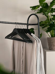 Galgar svart trä, 8-pack