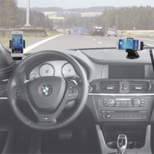 Telefonhållare med fäste för laddkabel, iGRIP