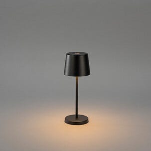 Konstsmide Vence bordlampe med USB-lading