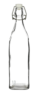 Glasflaska med snäpplock