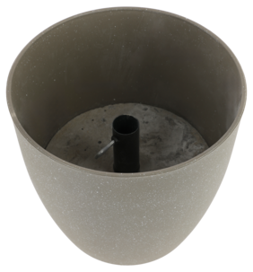 Juletrefot krukke for kunstig juletre, grå