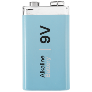 9 V-batterier, alkaliska, 16-pack