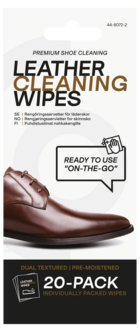 Rengjøringskluter til skinnsko, 20-pakning