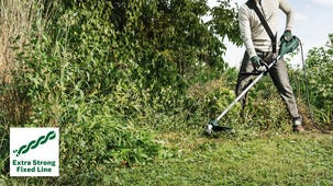 Bosch AFS 23-37 röjsåg elektrisk, med tråd och knivar