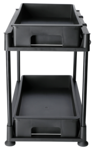 Liten förvaringshylla med 2 lådor, 38,5 x 21,5 x 31 cm