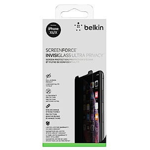 Belkin ScreenForce InvisiGlass Ultra Privacy, skjermbeskytter for iPhone X/XS