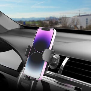 Puhelinpidike auton tuuletussuuttimeen, puristuskiinnike