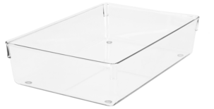 Skuffeinnsats transparent høyde 7,3 cm