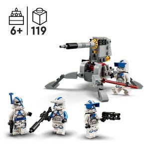 LEGO Star Wars 501. Legioonan kloonisoturit taistelupaketti 75345, yli 6-vuotiaille