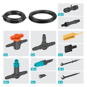 Gardena Micro-Drip bevattning terrass, balkong, 30 plantor