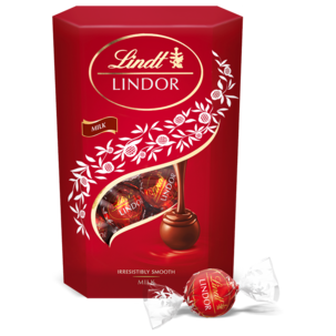 Lindt Lindor Cornet choklad, 200 g