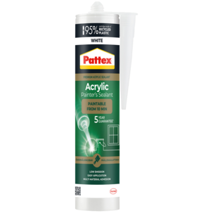 Pattex Painting Sealant målarfog utomhus, vit, 280 ml