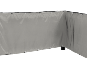 Balkongskjerm stoff, vindskjerm balkong, 240 x 80 cm