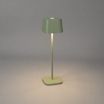 Konstsmide Capri bordlampe USB dimbar utendørs