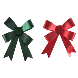 Rosetter röd grön, 2-pack