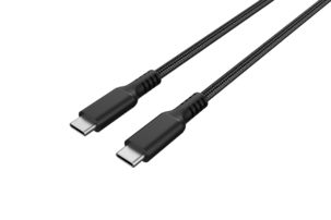 Stoffkledd USB C kabel 3m USB-C til USB-C Clas Ohlson