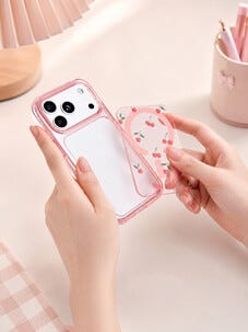 Exibel Swap 2-i-1 mobildeksel for iPhone 18 Pro Max / iPhone 17 Pro Max, rosa