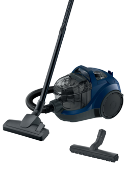 Bosch BGS21X320 påslös dammsugare med HEPA, marinblå