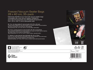 Vakuumposer mat store 28x40 cm 35-pakning
