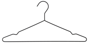 Sklisikre kleshengere i metall, 5-pakning