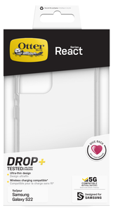 Mobildeksel Samsung Galaxy S22, Otterbox React Clear