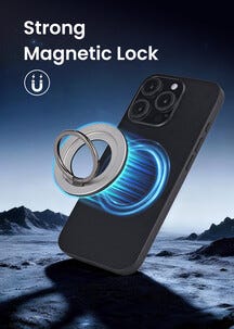 Anmiki ringhållare magnet med mobilgrepp, mobilställ