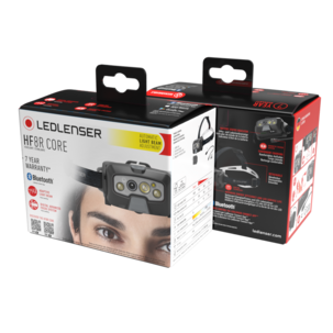 Ledlenser HF8R Core Otsalamppu ladattava IP68, 1600 lm