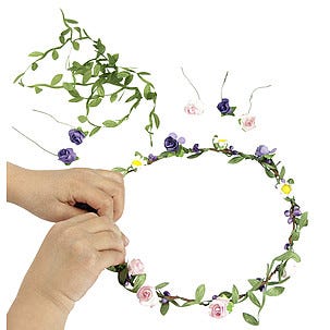 Hobbysett blomsterkrans