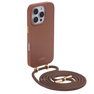 Anmiki Crossbody Phone Case iPhone 16 Pro Suojakuori ja olkahihna