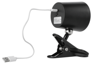 Oppladbar vegglampe med klemme og magnetfeste