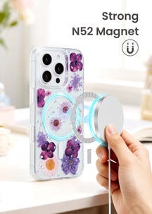 Anmiki Suojakuori Flower iPhone 16E / 15 / 14 / 13