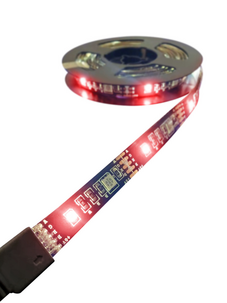Deltaco smart LED-list med RGB och USB, 2 m