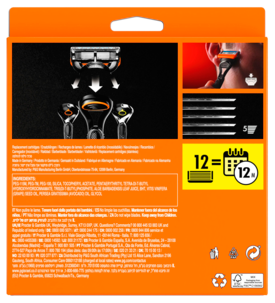 Rakblad Gillette Fusion 12-pack