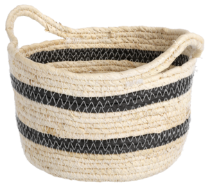 Säilytyskori Maissi 2 kpl pakkaus, Ø 20 cm / 23 cm