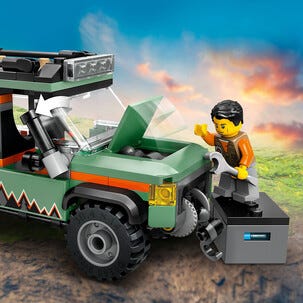 LEGO City terrengbil med firehjulstrekk for kjøring i fjellet 60447, fra 6 år