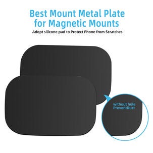 Selvklebende magnetplate til mobil, 3-pakning