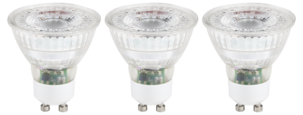 LED-lampa GU10 5 W dimbar, 3-pack