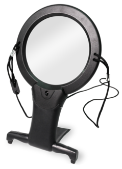 Lupp med lampa och halsband