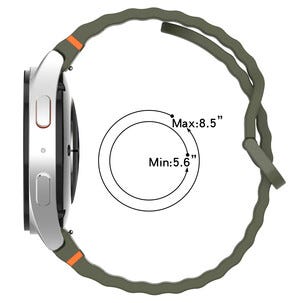 Silikonarmband för Samsung Galaxy Watch 4, 5, 6, 7