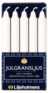 Julgransljus stearin 20-pack, Liljeholmen