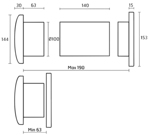 Värmeflyttare Flexit 100X