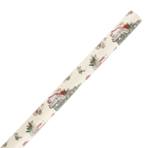 Julepapir med julemotiv 70 cm x 4 m