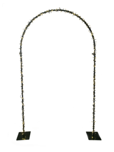 Northlight trädgårdsbåge med ljusslinga, höjd 2,3 m