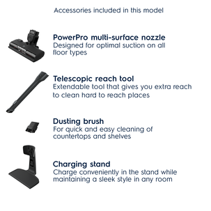 Electrolux Clean 500 svart, skaftstøvsuger